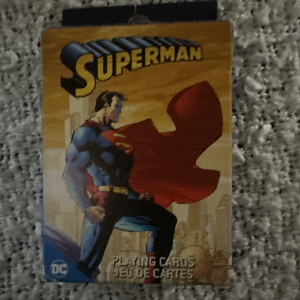 Superman - Playing Cards - 52 Cards & 2 Jokers - Approx 3.5" x 2.5" Card Size